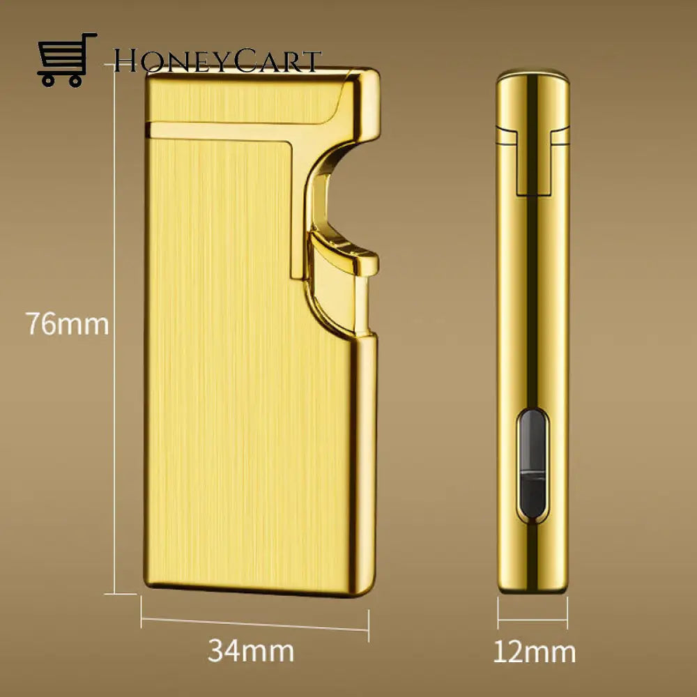 Creative Windproof Dual Flame Refillable Gas Lighter