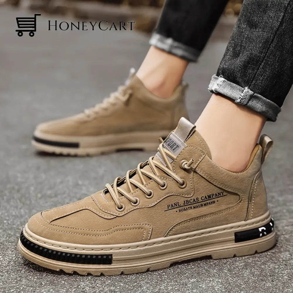 Crusty Leather Work Boots