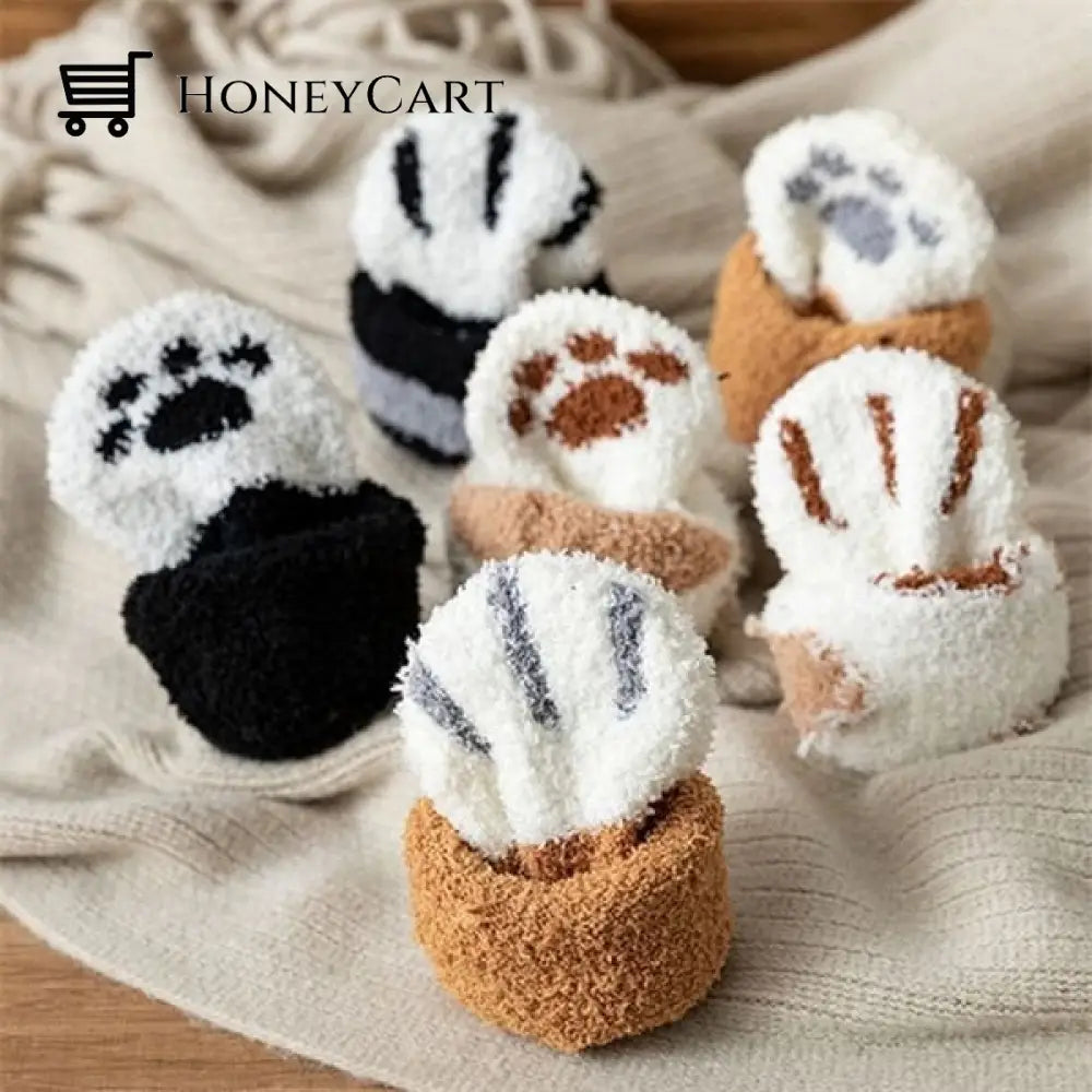 Cute Cat Cotton Socks