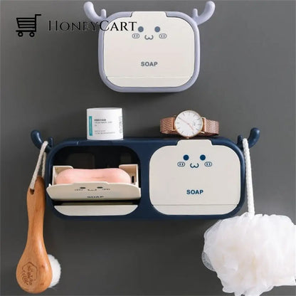 Cute Deer Bathroom Soap Holder Accessories