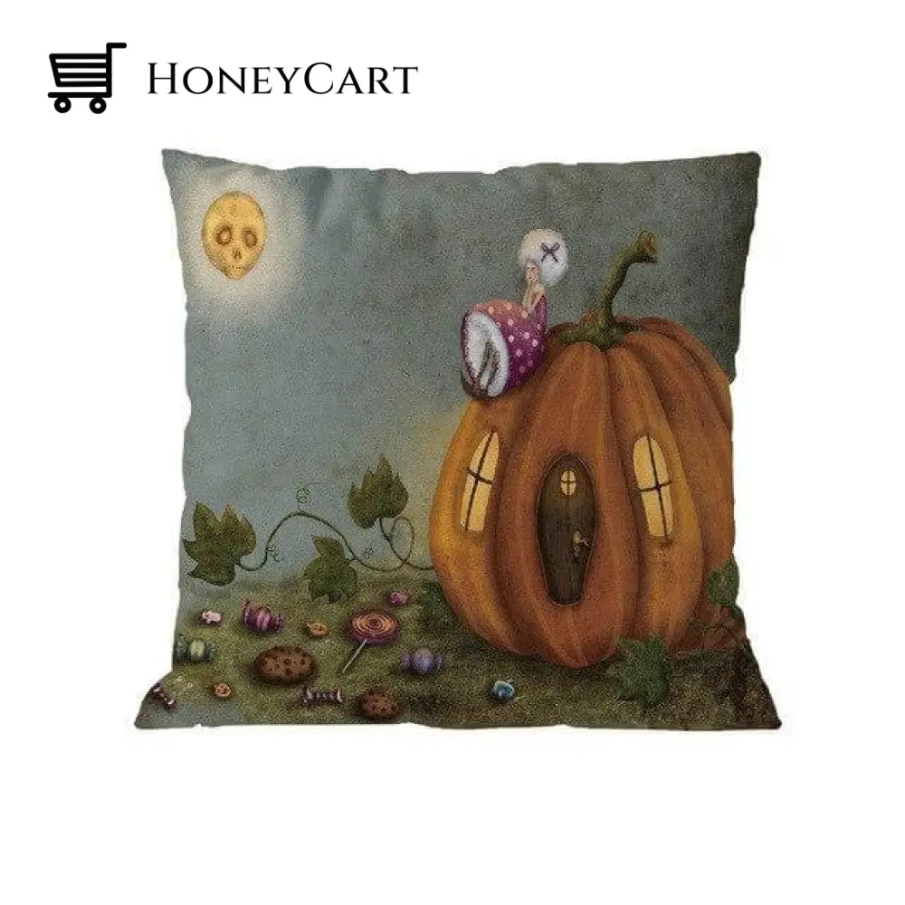 Cute Halloween Throw Pillow Cases See Below For Size Descriptions / D