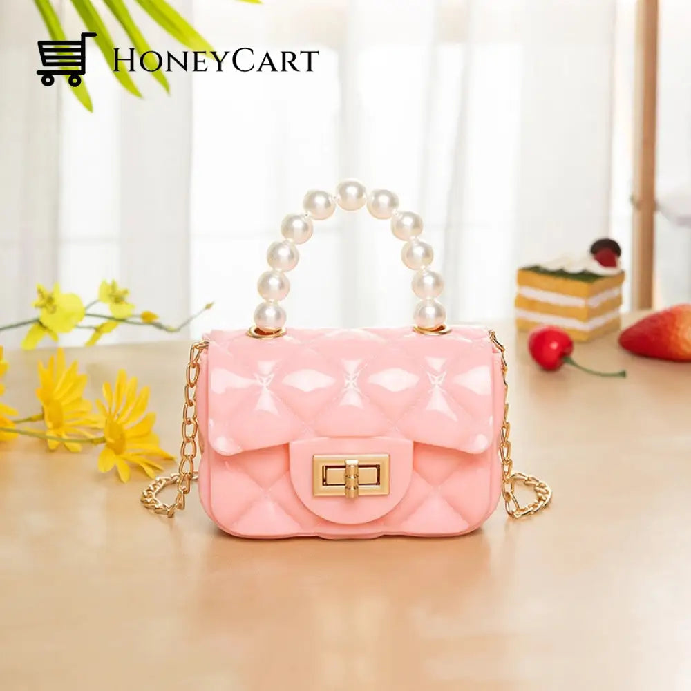 Cute Mini Fashion Jelly Bag Pink