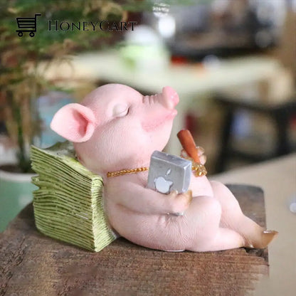 Cute Pig Ornament Money Pig