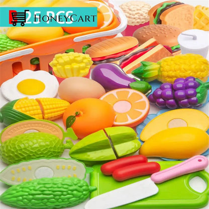 Cutting Play Food Toy For Kids Kitchen