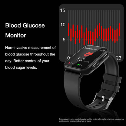 Zeronicks Smart Watch New ECG Blood Sugar Heart Rate Blood Pressure Sleep Monitoring Weather News Sports