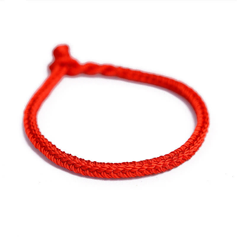 Tibetan Handmade Eight Thread Peace Knot Protection Braided String Bracelet