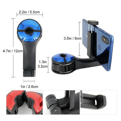 Universal Headrest Bracket Car Hook with Phone Holder