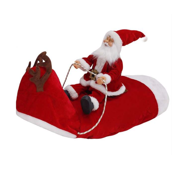 Santa Rider Dog Costume – Dog Christmas Outfit