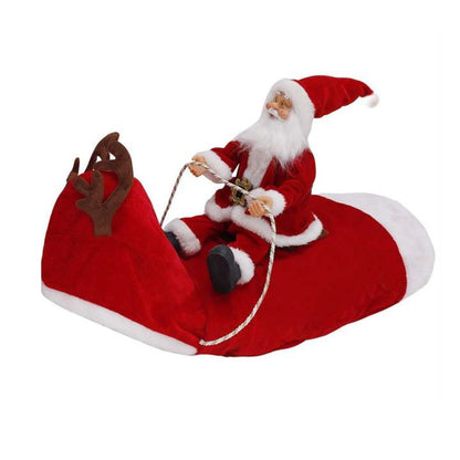 Santa Rider Dog Costume – Dog Christmas Outfit