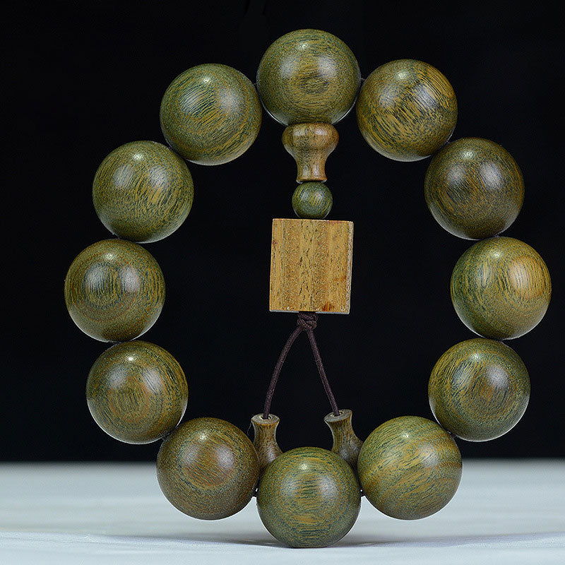 Tibetan Green Sandalwood Cure Bracelet