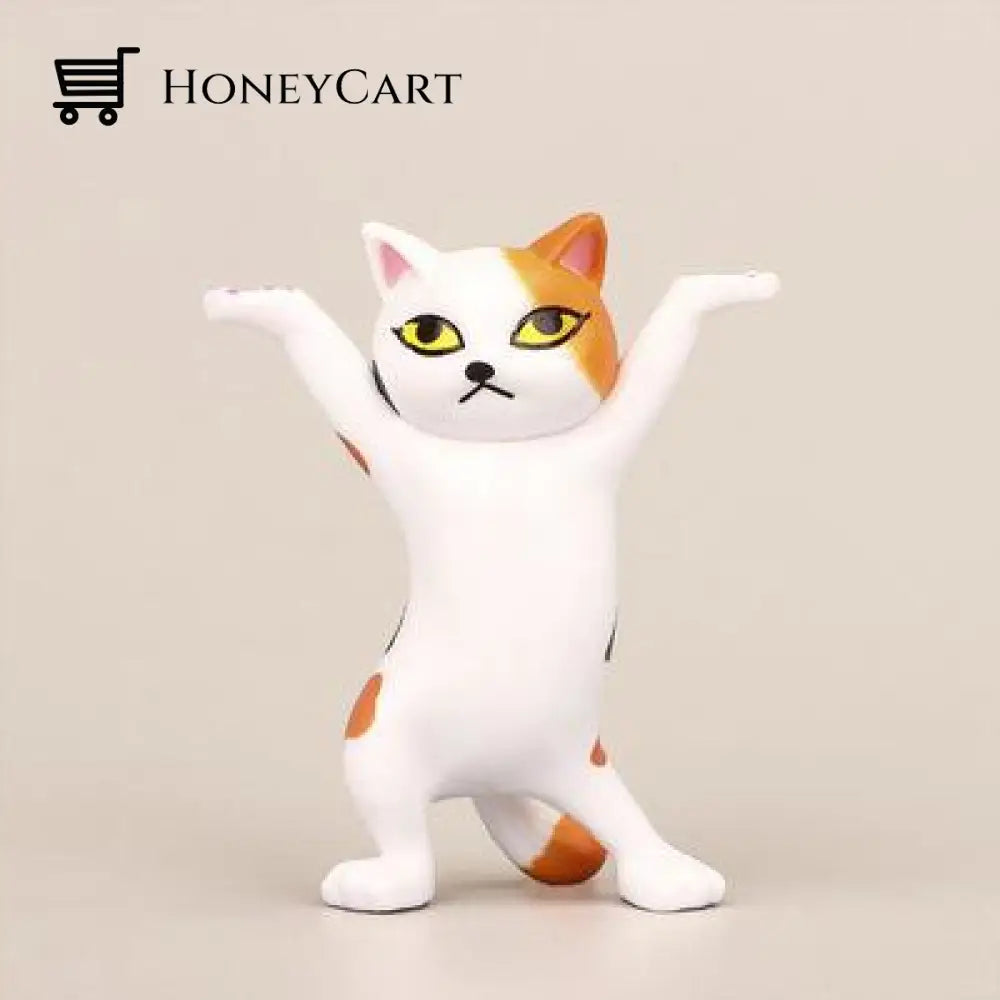 Dancing Cat Desktop Stand
