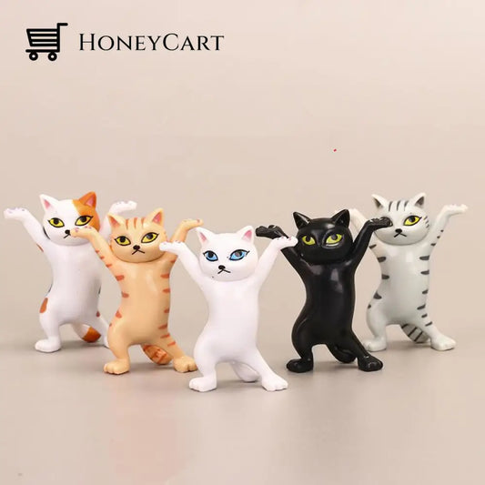 Dancing Cat Desktop Stand Whole Set