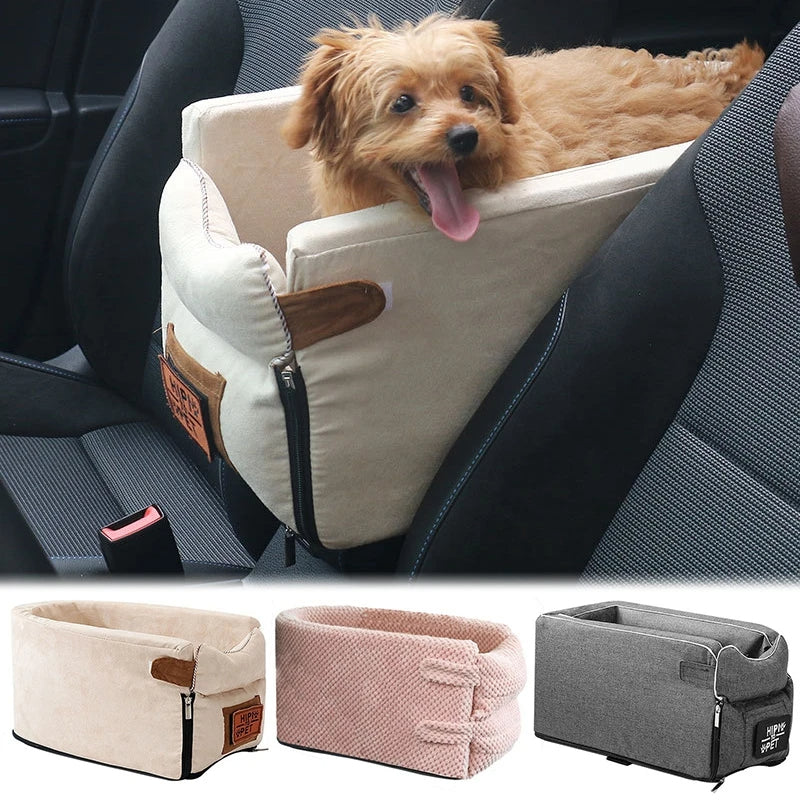 Portable Pet Travel Bed & Car Seat Cover – Cozy Carrier Bag for Small Dogs