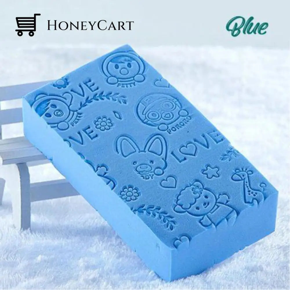 Dead Skin Removal Bathing Sponge Blue Home & Garden