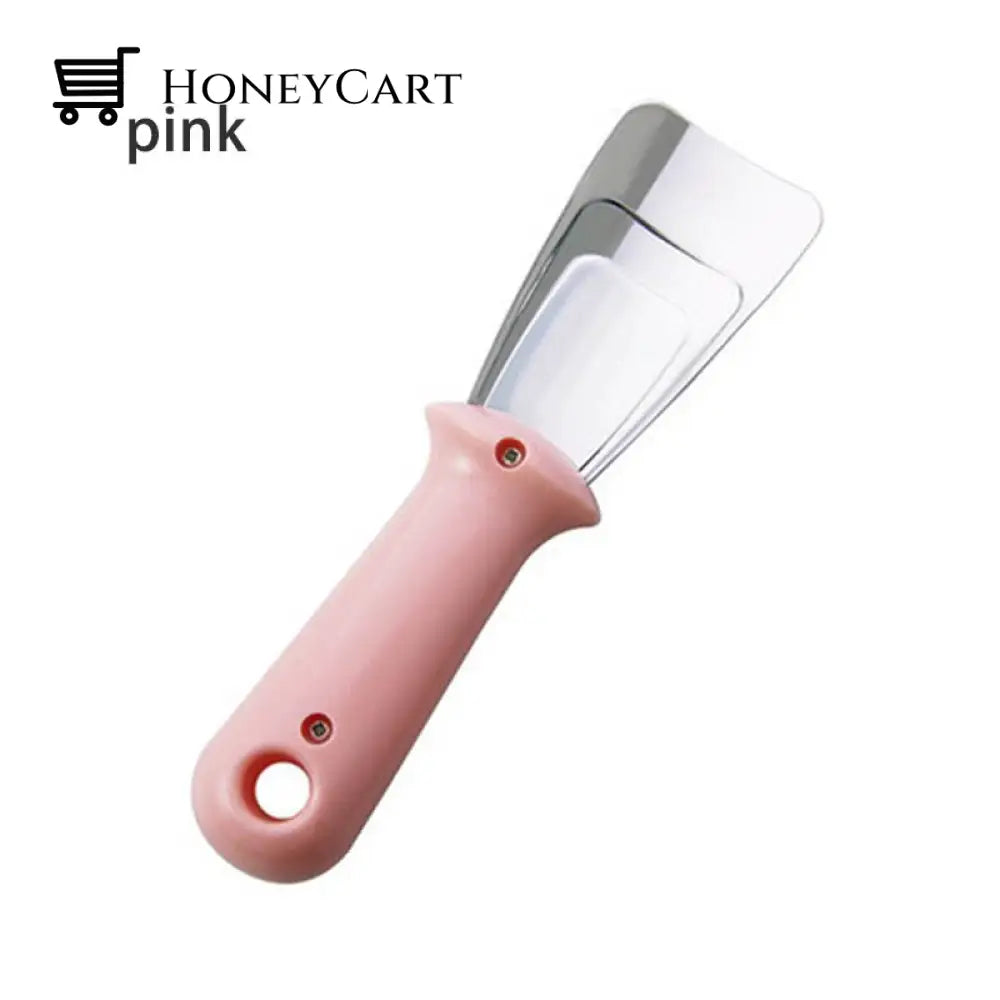 Defrosting Shovel Stainless Steel Freezer Ice Scraper Pink