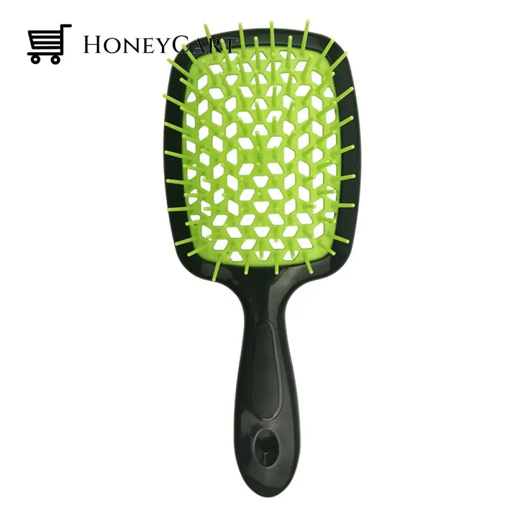 Detangling Hair Brush Green