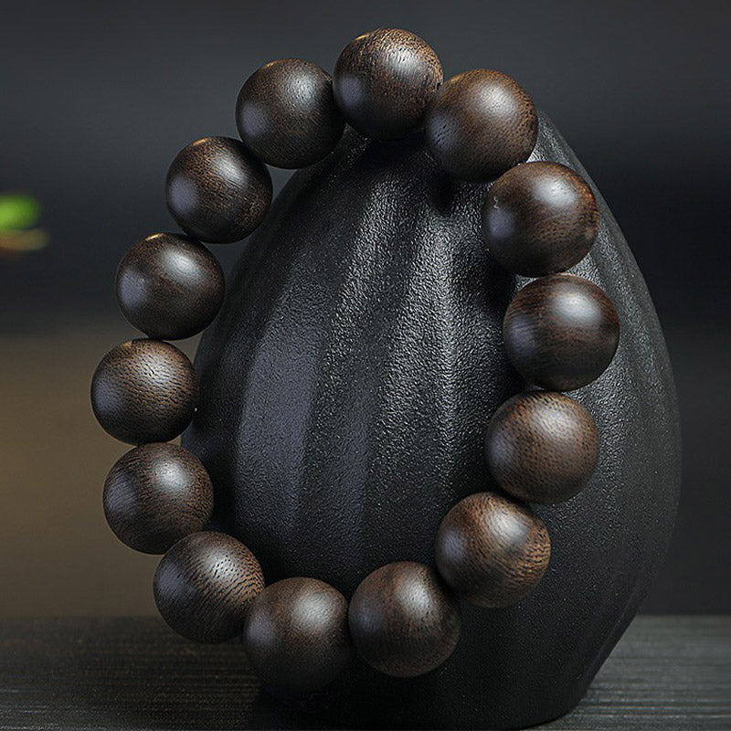 108 Mala Beads Agarwood Peace & Strength Bracelet