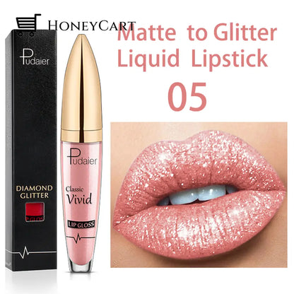 Diamond Shiny Long Lasting Lipstick 18 Colors 05# Lipstick