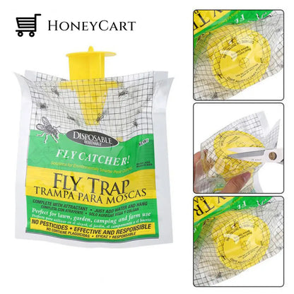 Disposable Hanging Fly Trap Plastic