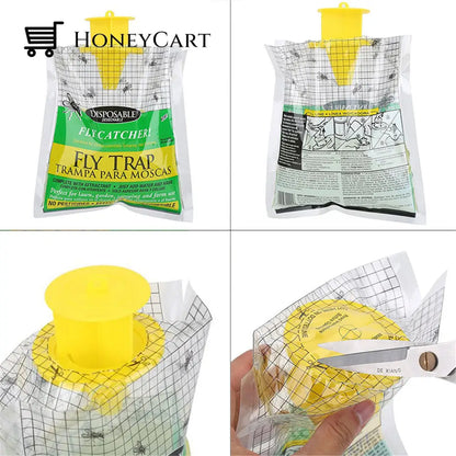 Disposable Hanging Fly Trap Plastic