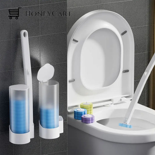 Disposable Toilet Cleaning Tool Set & Storage