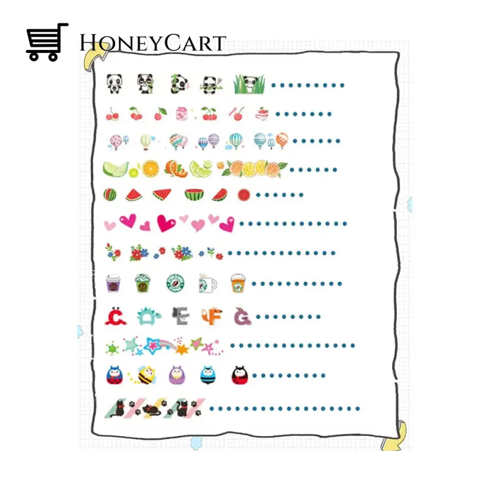 Diy Cute Animals Press Type Decorative Pen