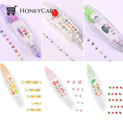 Diy Cute Animals Press Type Decorative Pen