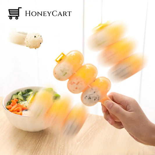 Diy Cute Mini Rice And Vegetable Roll Mold