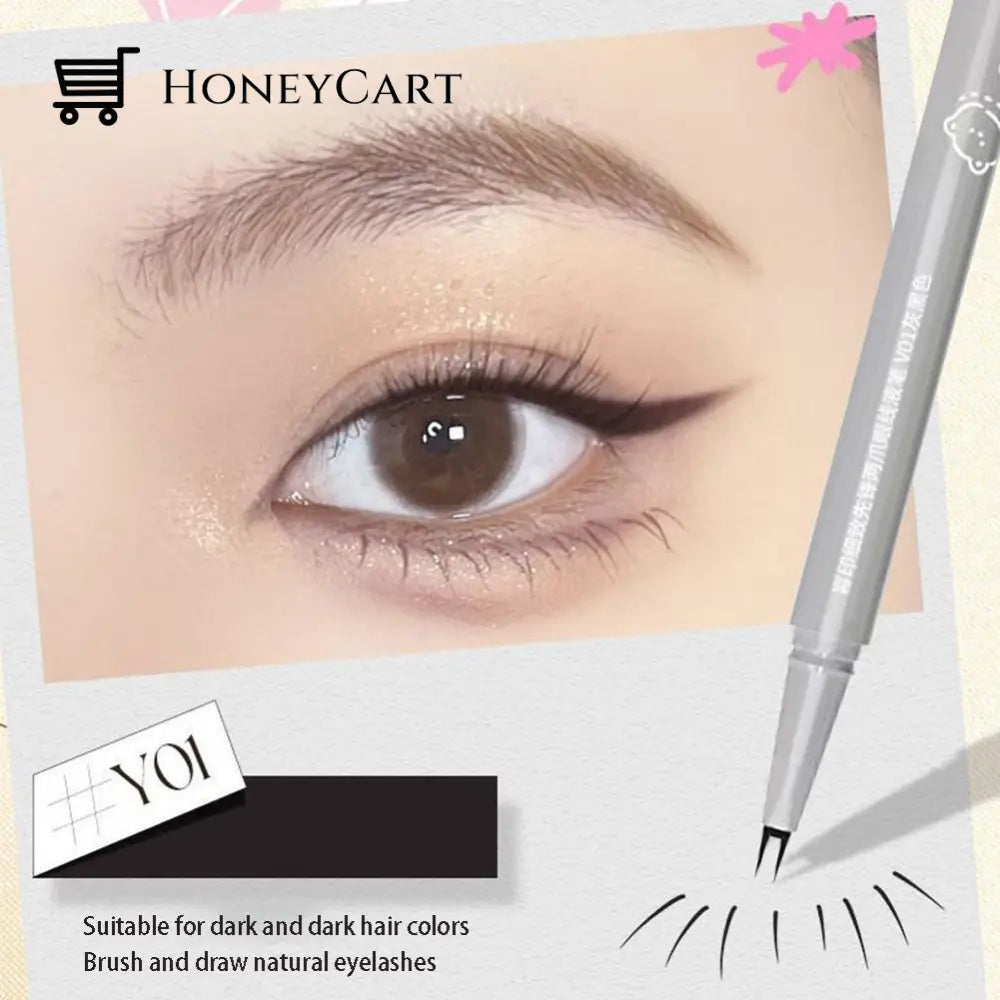 Double Tip Lower Eyelash Pencil Black