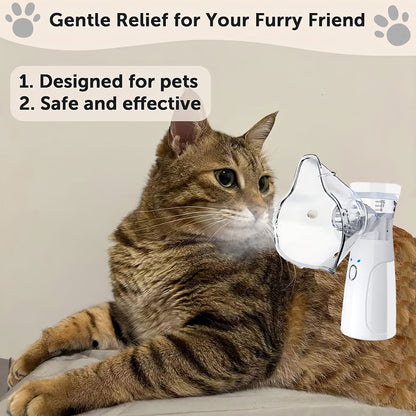 Pet Asthma Inhaler Spacer for Cats & Dogs Portable Pet Asthma Inhaler Nebulizer Chamber