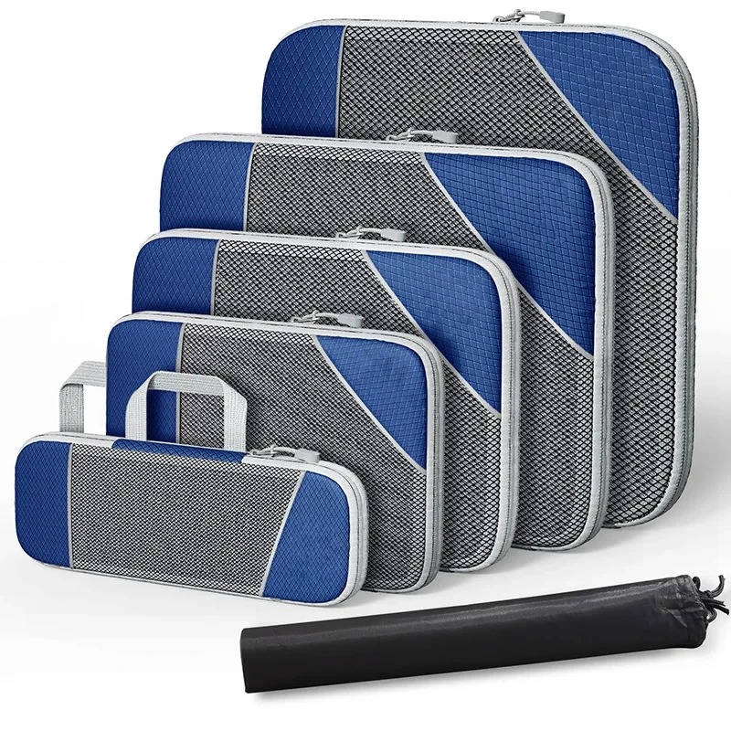 6 Set Travel Organizer Bags For Clothes Packing Cubes