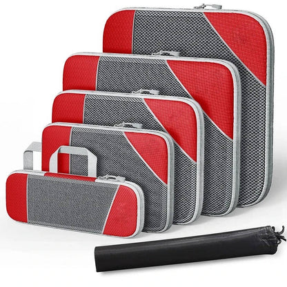 6 Set Travel Organizer Bags For Clothes Packing Cubes