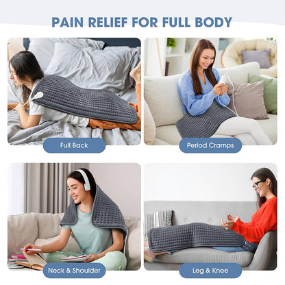 Extra Large Electric Heating Pad for Back, Ultra Soft Heat Pad for Home Comfort