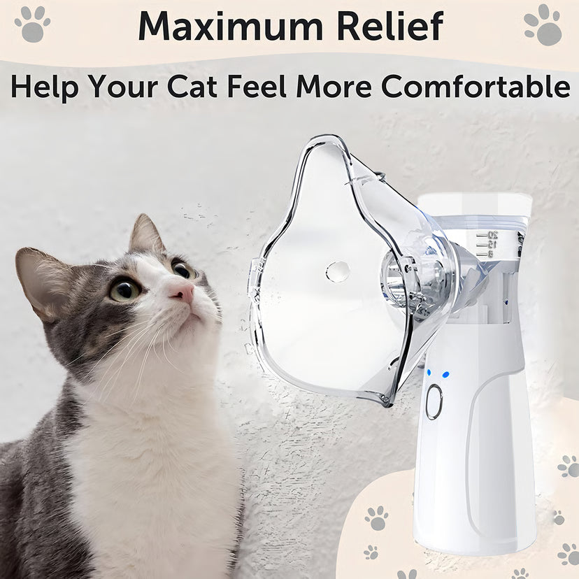Pet Asthma Inhaler Spacer for Cats & Dogs Portable Pet Asthma Inhaler Nebulizer Chamber