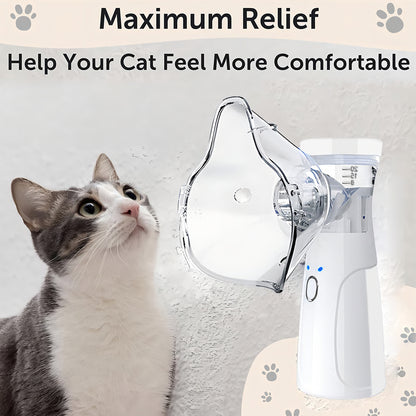 Pet Asthma Inhaler Spacer for Cats & Dogs Portable Pet Asthma Inhaler Nebulizer Chamber