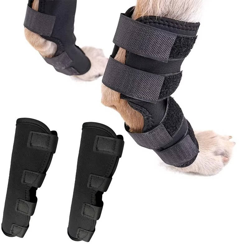 Dog Ankle Support Brace with Neoprene Compression and Reflective Strips