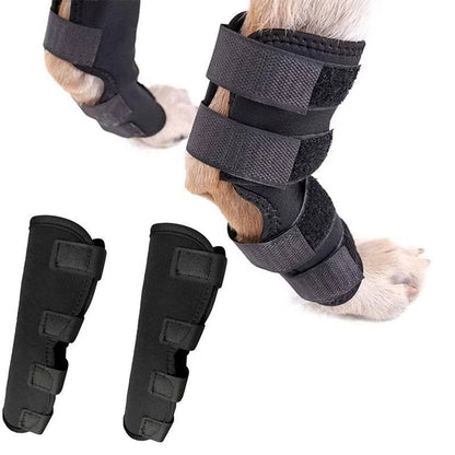Dog Ankle Support Brace with Neoprene Compression and Reflective Strips