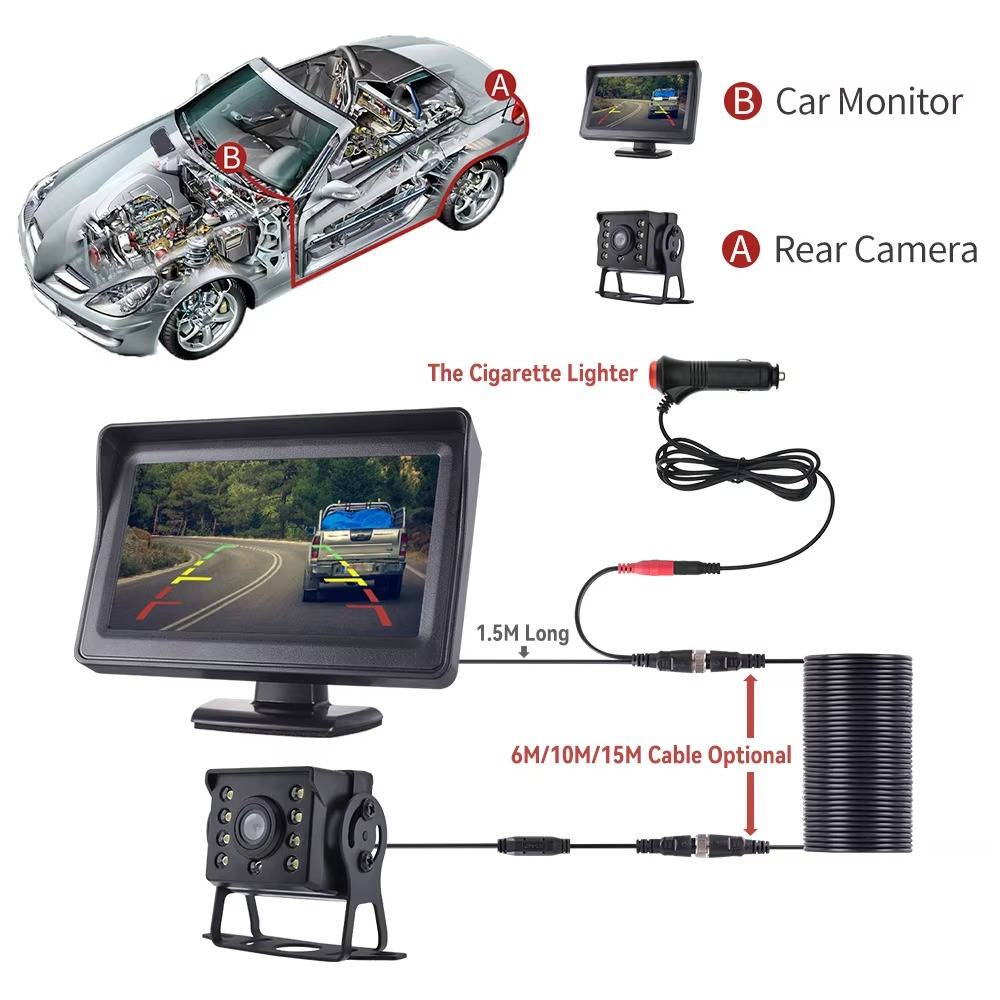 Wireless Reverse Camera For Car Truck Caravan