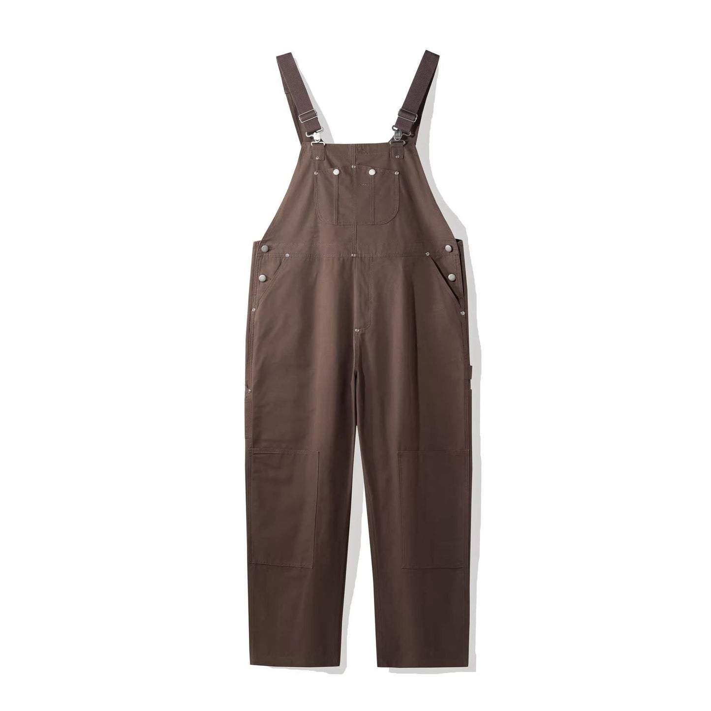 Women's Canvas Bib Overalls Duck Workwear Dungarees with Pockets
