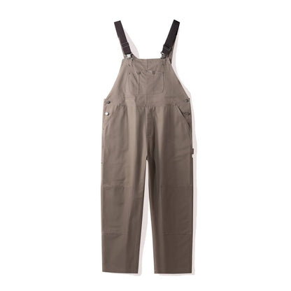 Women's Canvas Bib Overalls Duck Workwear Dungarees with Pockets