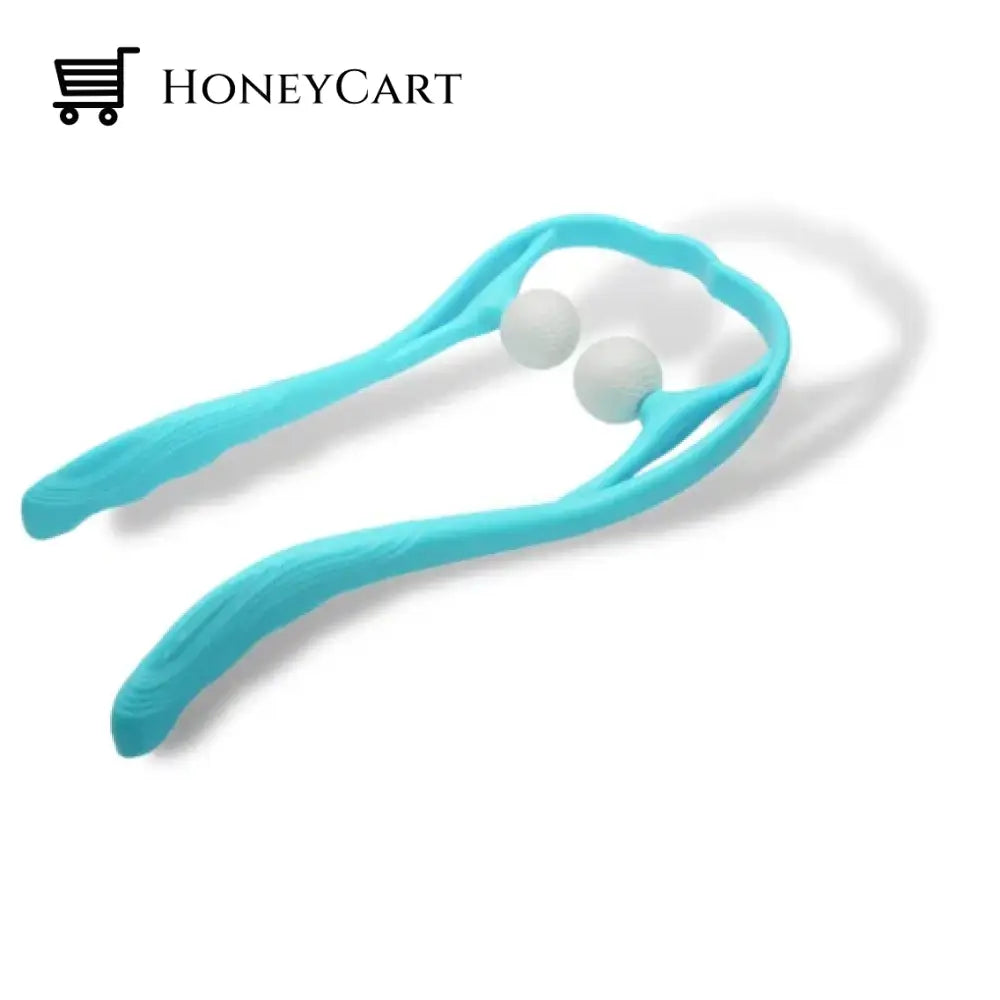 Dual Pressure Point Neck Massager Blue Tool