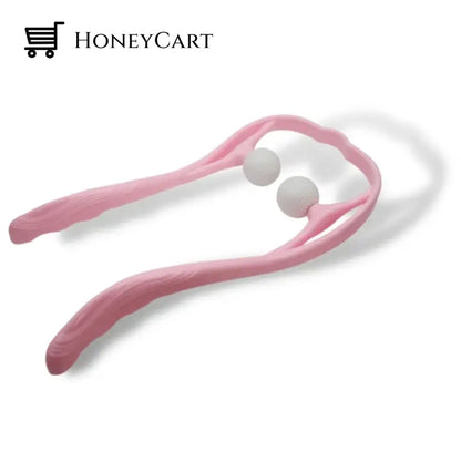 Dual Pressure Point Neck Massager Pink Tool