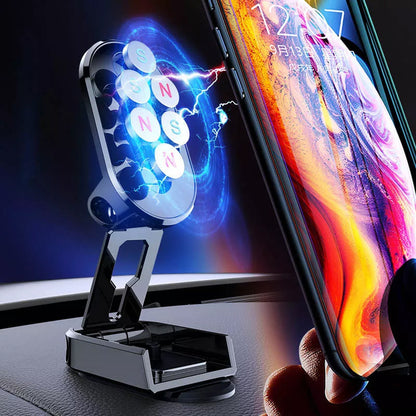 Metal Strong Magnetic Folding Phone Holder for Car