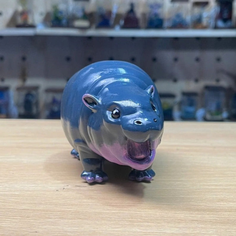 🥰Moo Deng Baby Pygmy Hippo Collectible💝
