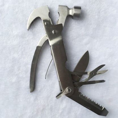 Portable MultiTool With Hammer, Screwdrivers, Nail Puller