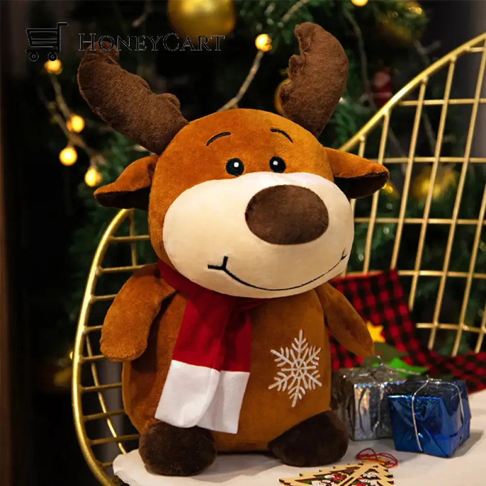 (Early Christmas Sale)-Cute Santa Claus Snowman Elk Grandma Plush Toys / 23-Cm