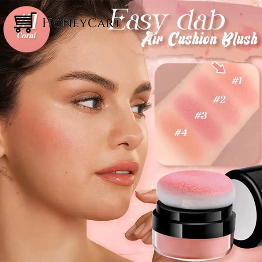 Easy-Dab Air Cushion Cheek Blush #1 Coral Health & Beauty