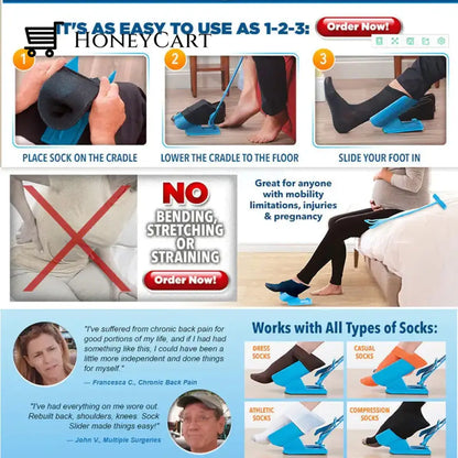 Easy Sock Aid Tool - Slider