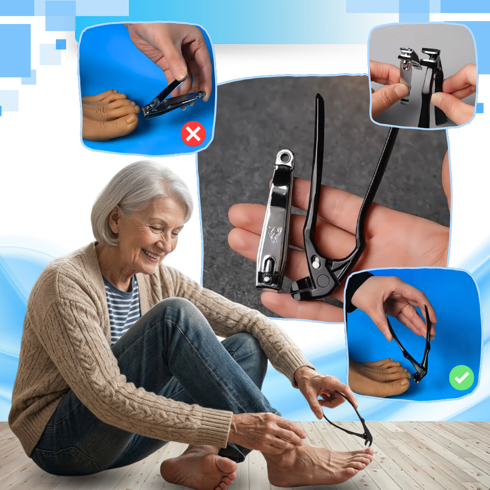 Easy Reach Long Handle Nail Catcher Clipper