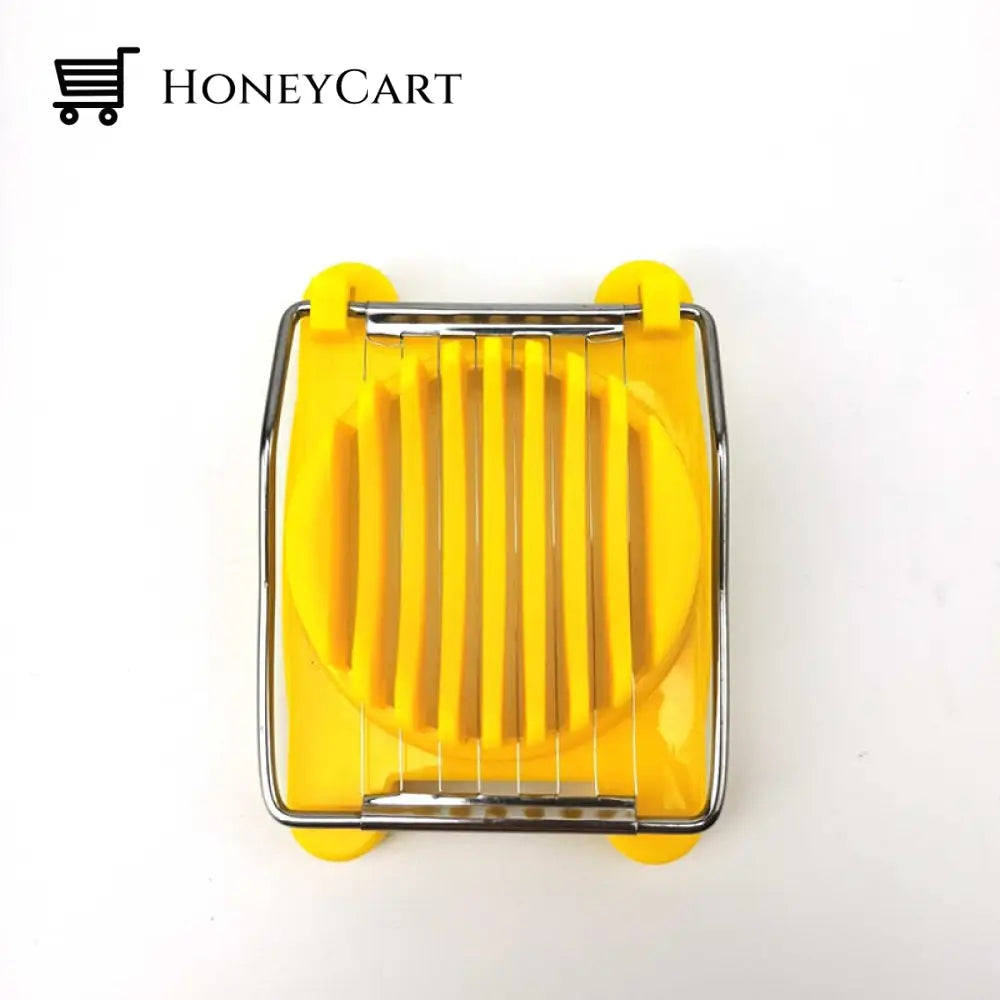 Egg Slicers Chopper Stainless Steel Fruit Salad Yellow
